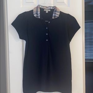 Burberry pique collared shirt